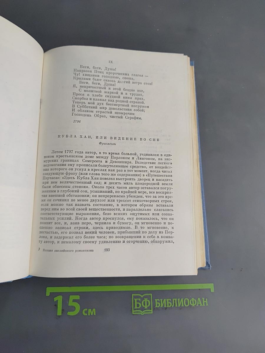 Поэзия английского романтизма