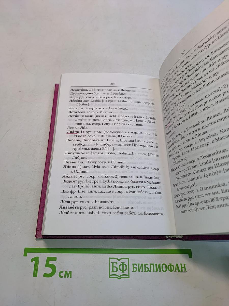 Современный словарь личных имен
