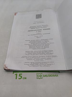 Литературное чтение. 4 класс. Часть 1