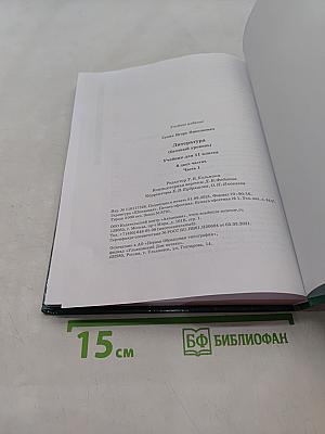 Литература. Учебник для 11 класса. Базовый уровень. В двух частях. Часть 1