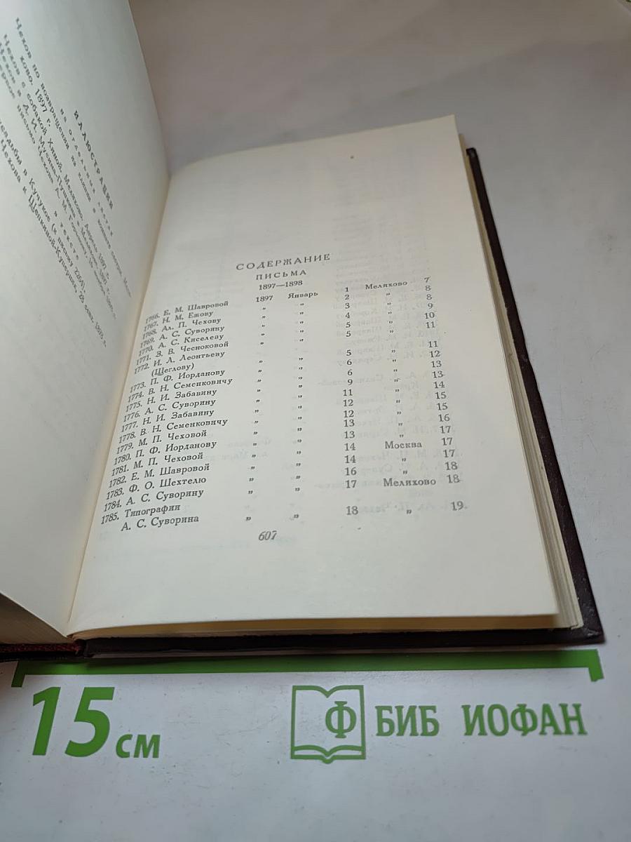 Полное собрание сочинений и писем А. П. Чехова. Серия вторая. Письма. Том 17