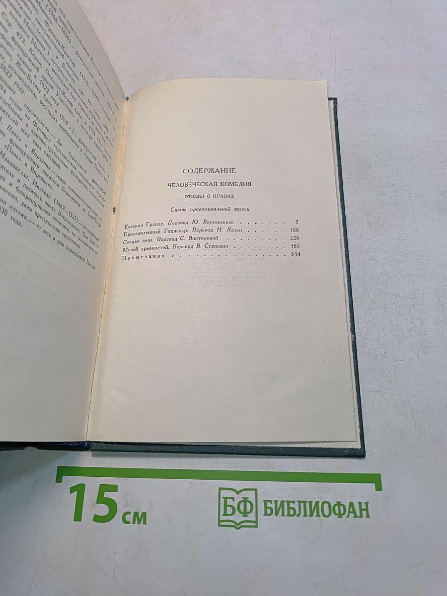 Человеческая комедия. Том 6