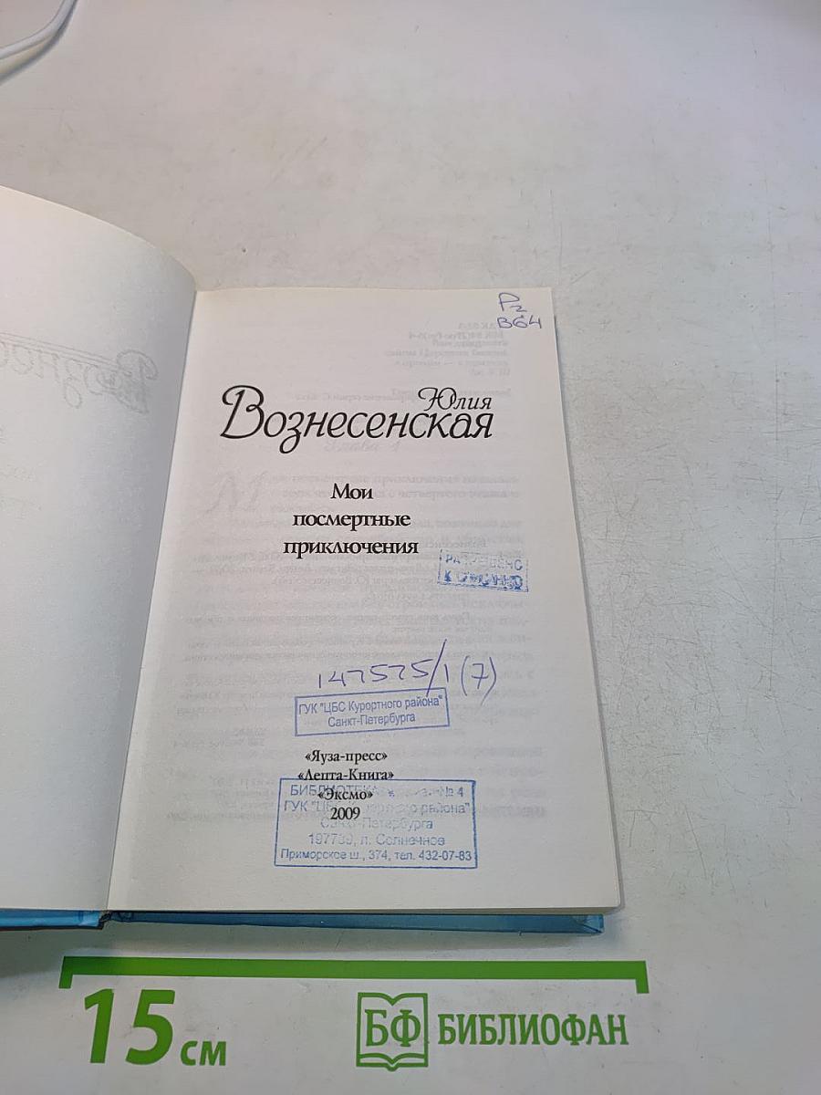 Вознесенская Юлия. Мои посмертные приключения