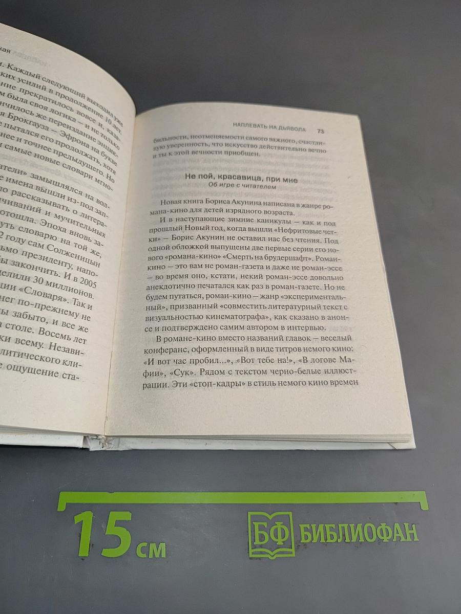Наплевать на дьявола. Пощечина общественному вкусу