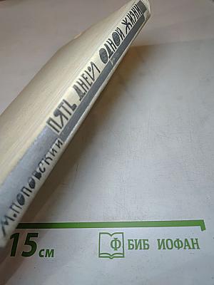 Пять дней одной жизни