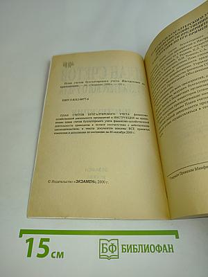 План счетов бухгалтерского учета. Инструкция по его применению