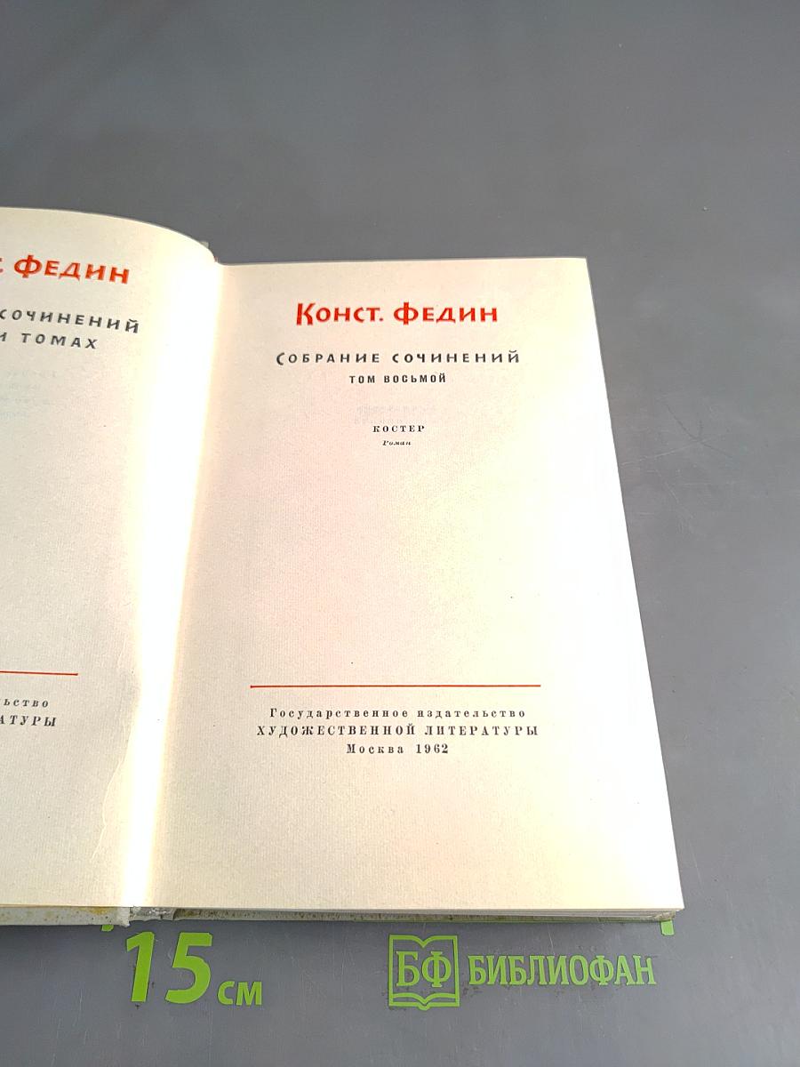 Собрание сочинений. Том восьмой. Костер. Роман