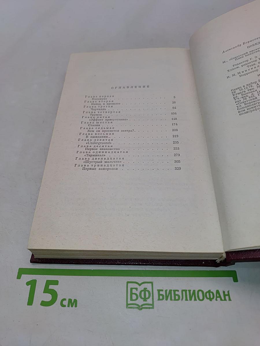 Победа. Политический роман. Книга первая