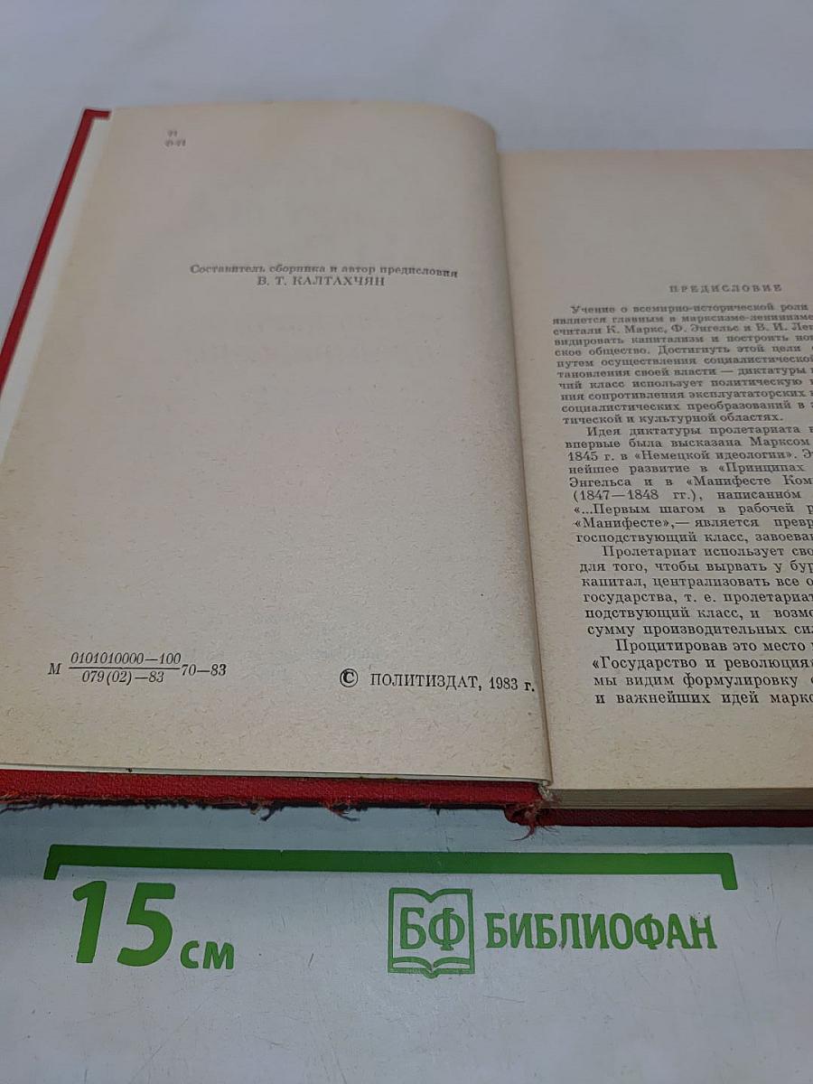 О диктатуре пролетариата