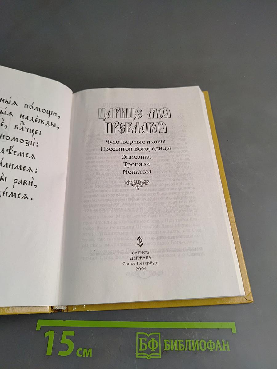 Царице моя Преблагая. Чудотворные иконы Пресвятой Богородицы. Описание. Тропари. Молитвы
