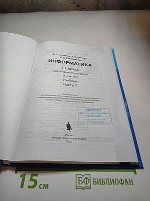 Информатика 11 класс (углубленный уровень) Часть 1