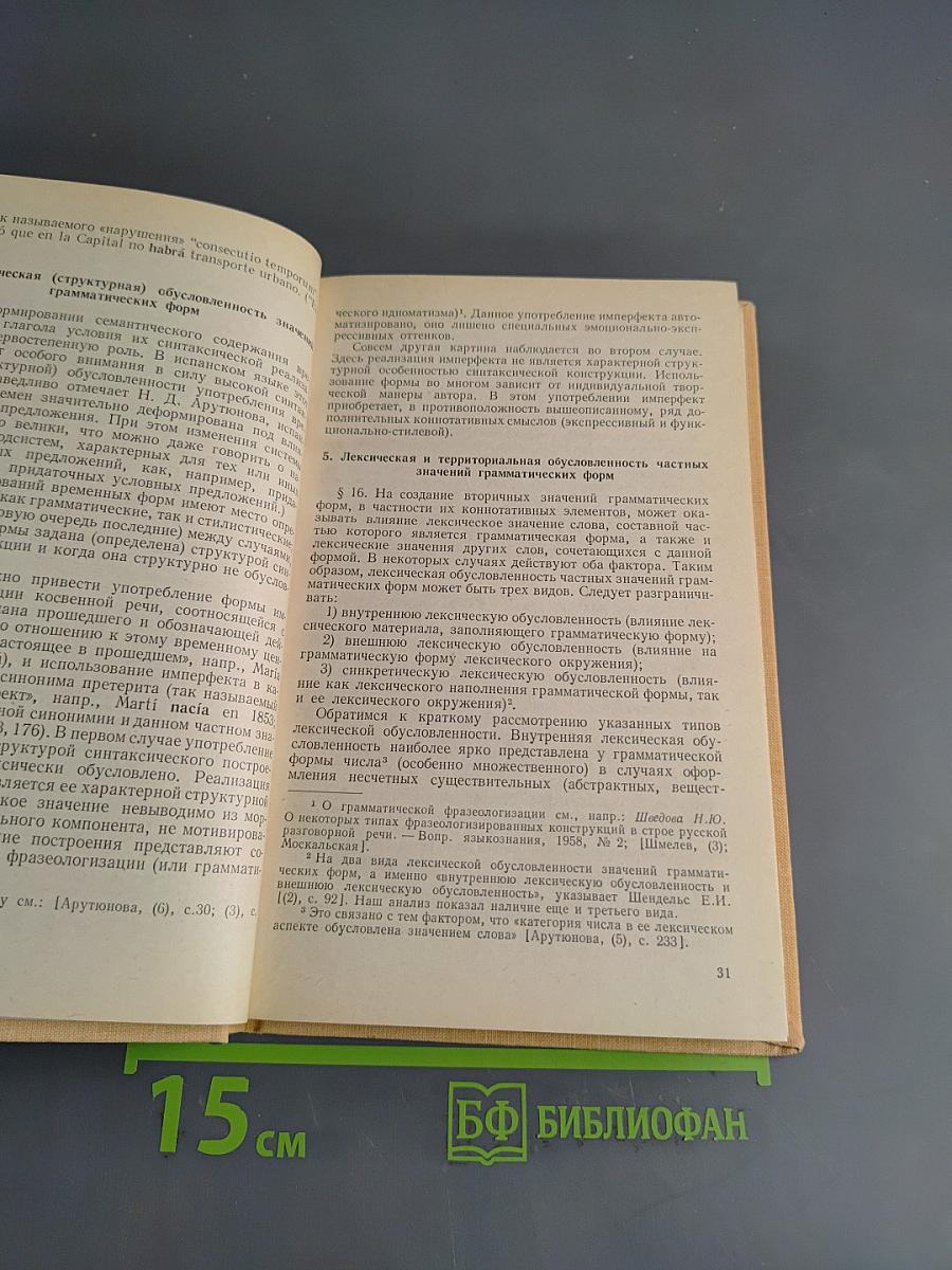 Грамматическая стилистика современного испанского языка