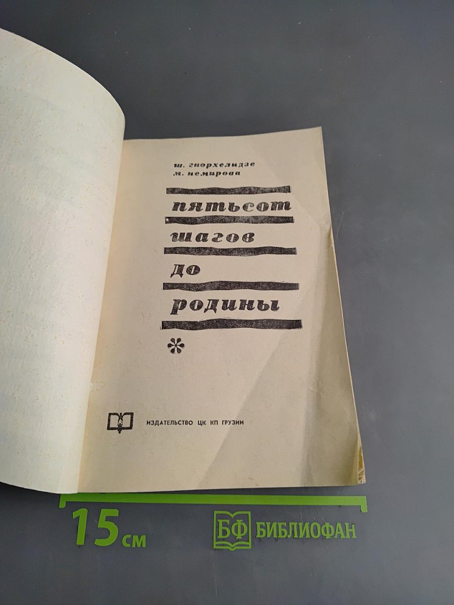 Пятьсот шагов до родины