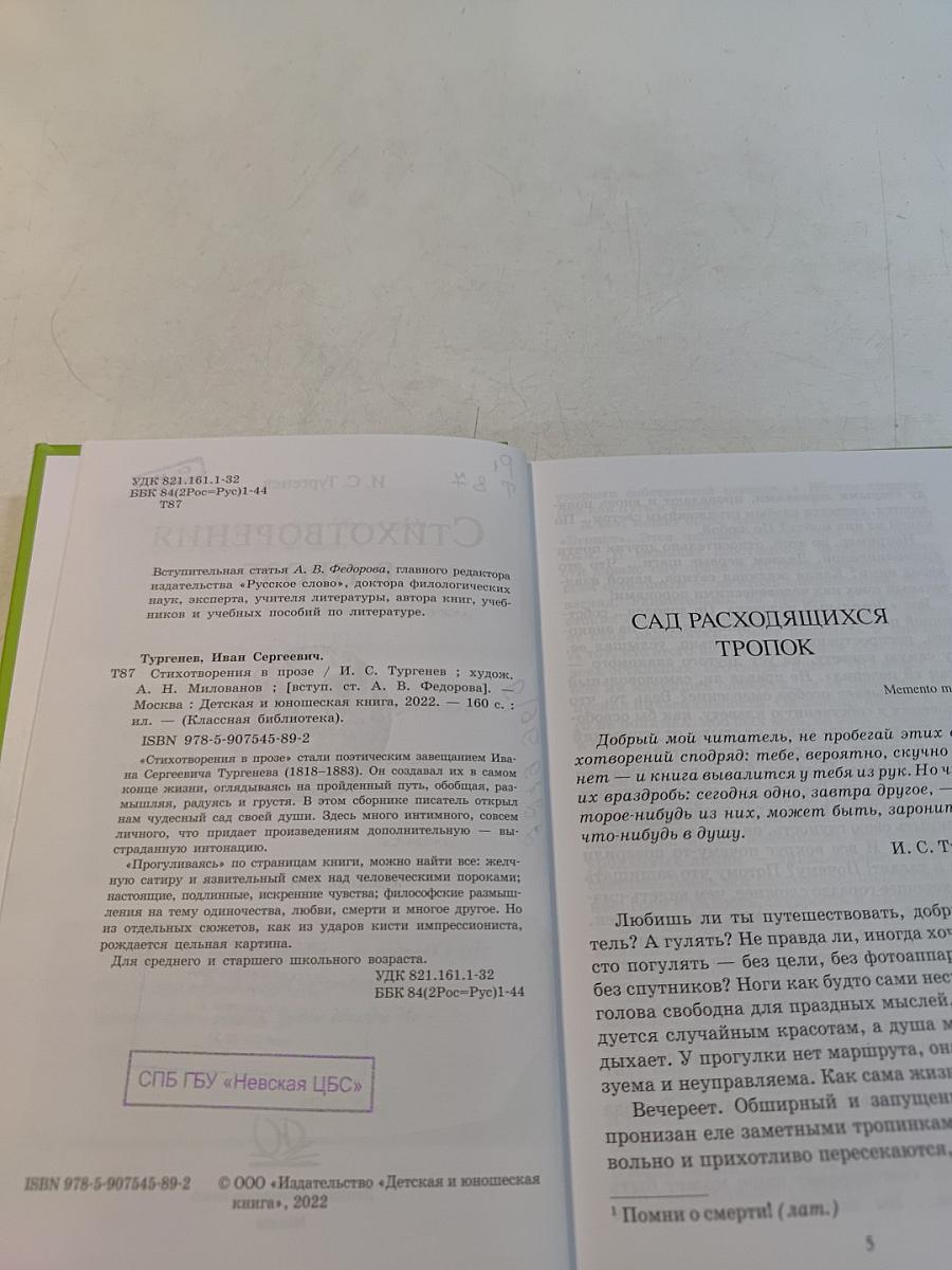 Стихотворения в прозе