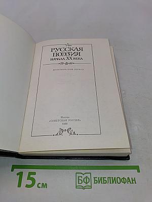 Русская поэзия начала XX века (Дооктябрьский период)