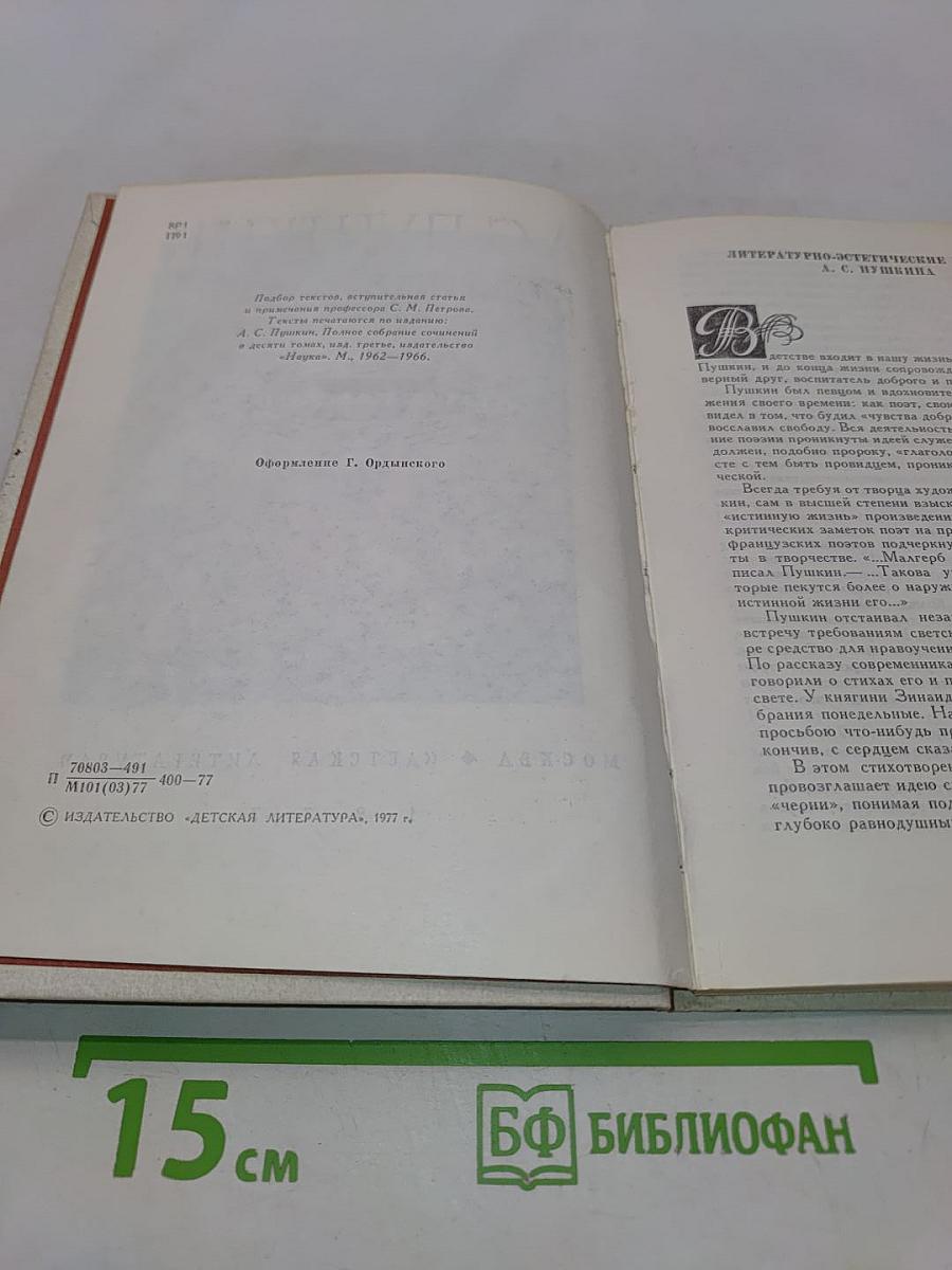 О литературе. Избранное