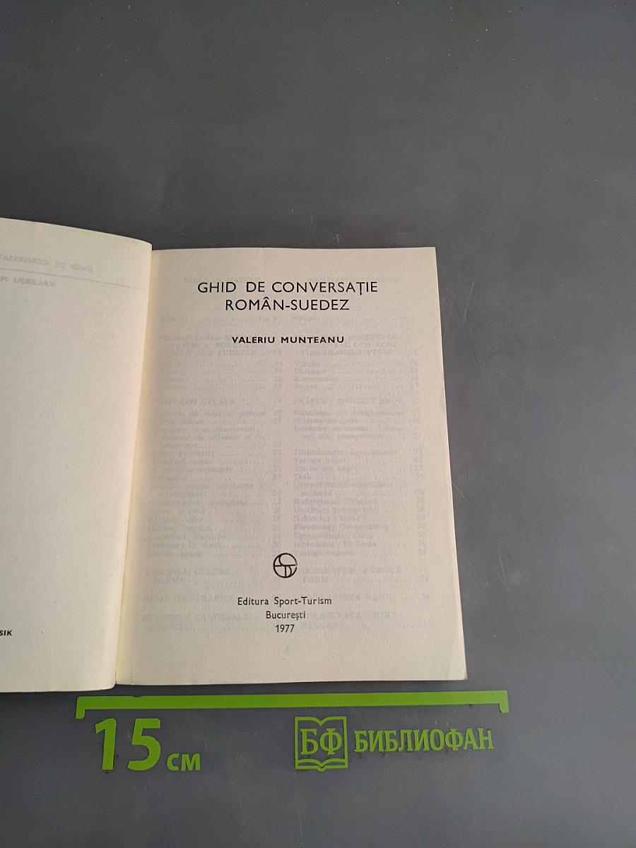 Ghid de conversație român-suedez