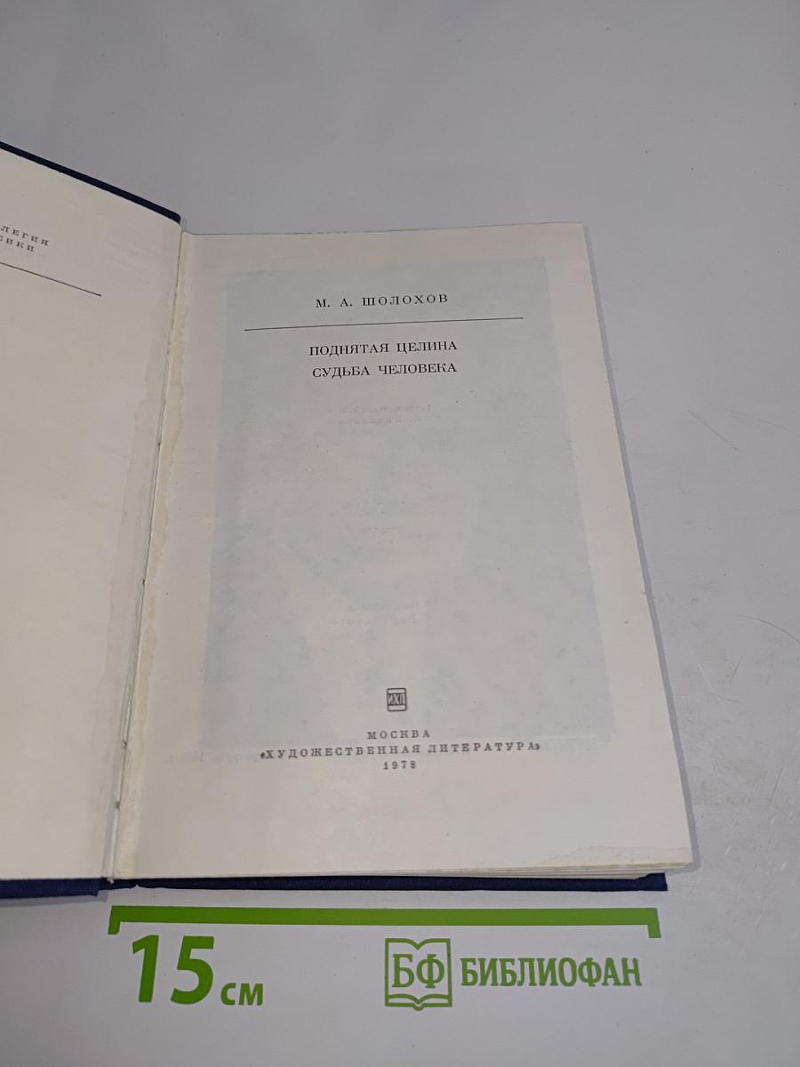 Поднятая целина. Судьба человека