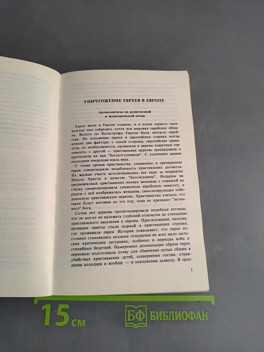 Холокост. Катастрофа европейского еврейства (1933-1945). Сборник статей