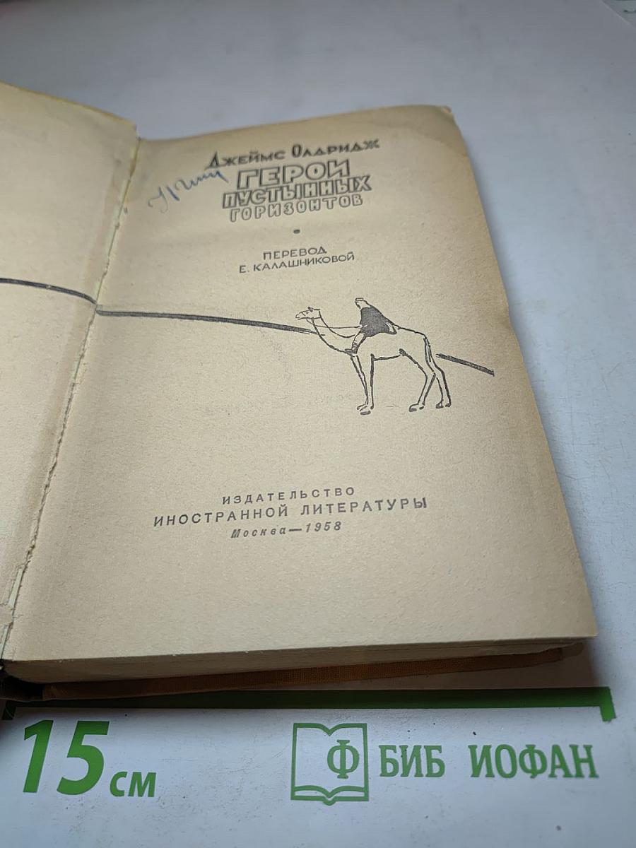 Герои пустынных горизонтов