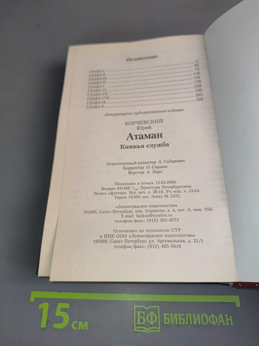 Атаман. Княжья служба