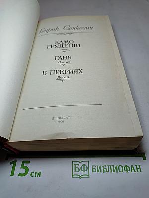 Камо грядеши. Ганя. В прериях
