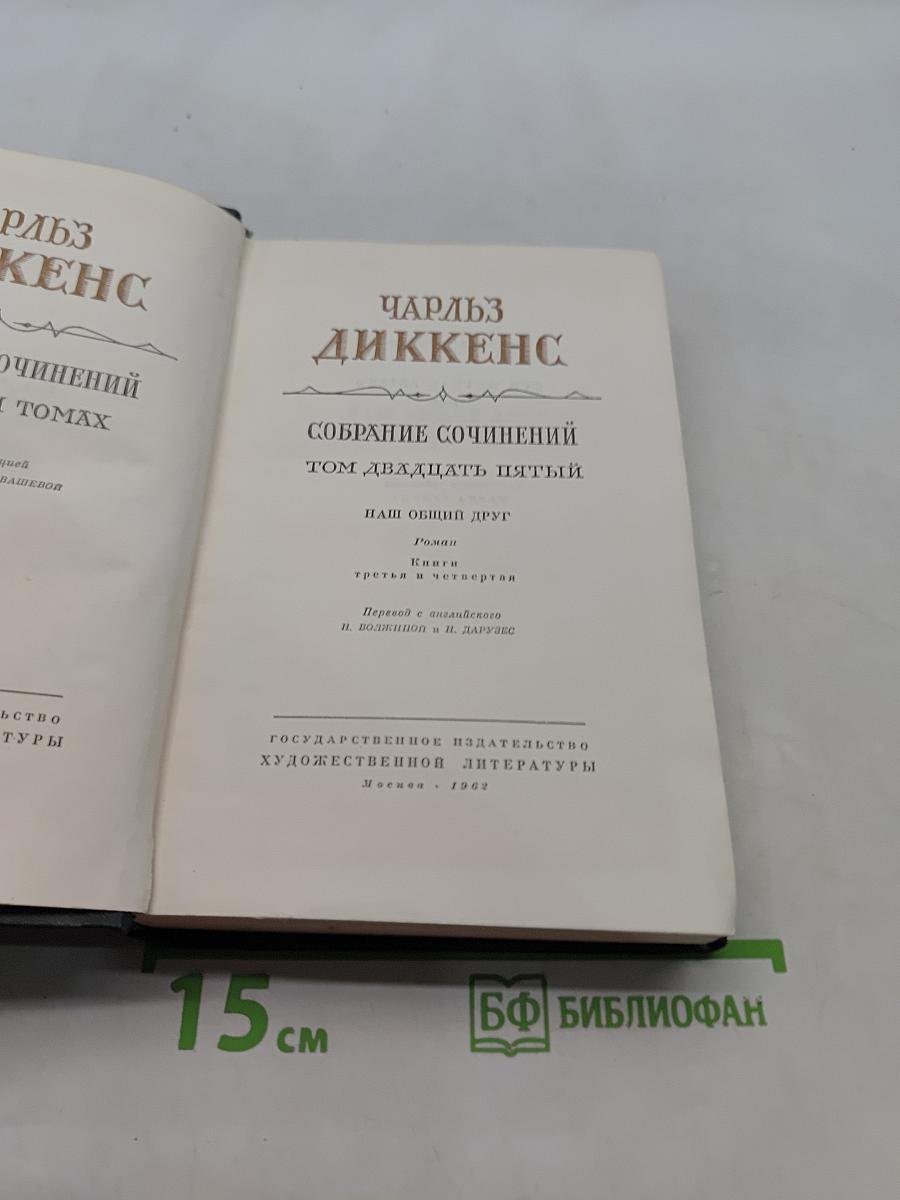 Собрание сочинений. Том двадцать пятый. Наш общий друг. Книга третья и четвертая