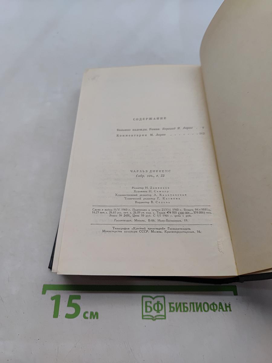 Собрание сочинений. Том двадцатый третий. Большие надежды