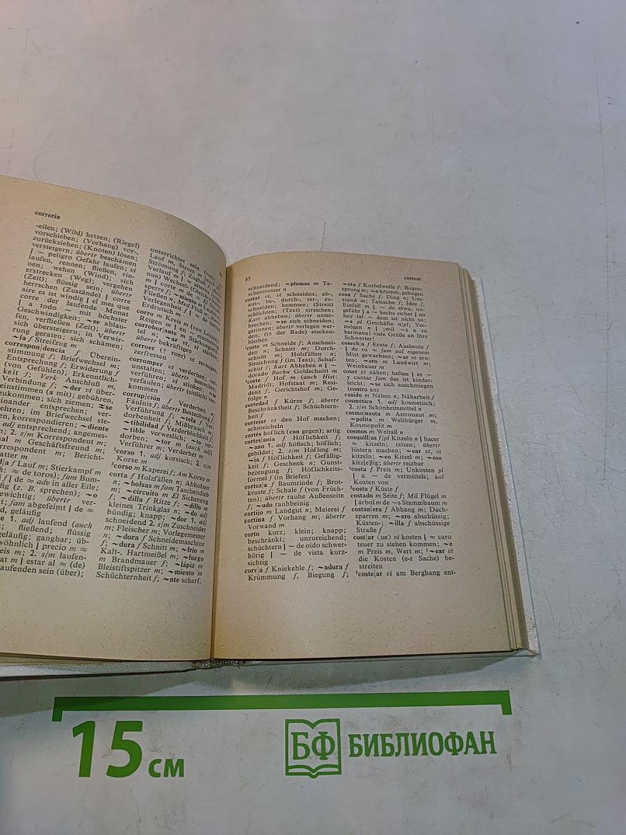 Taschenwörterbuch Spanisch-Deutsch