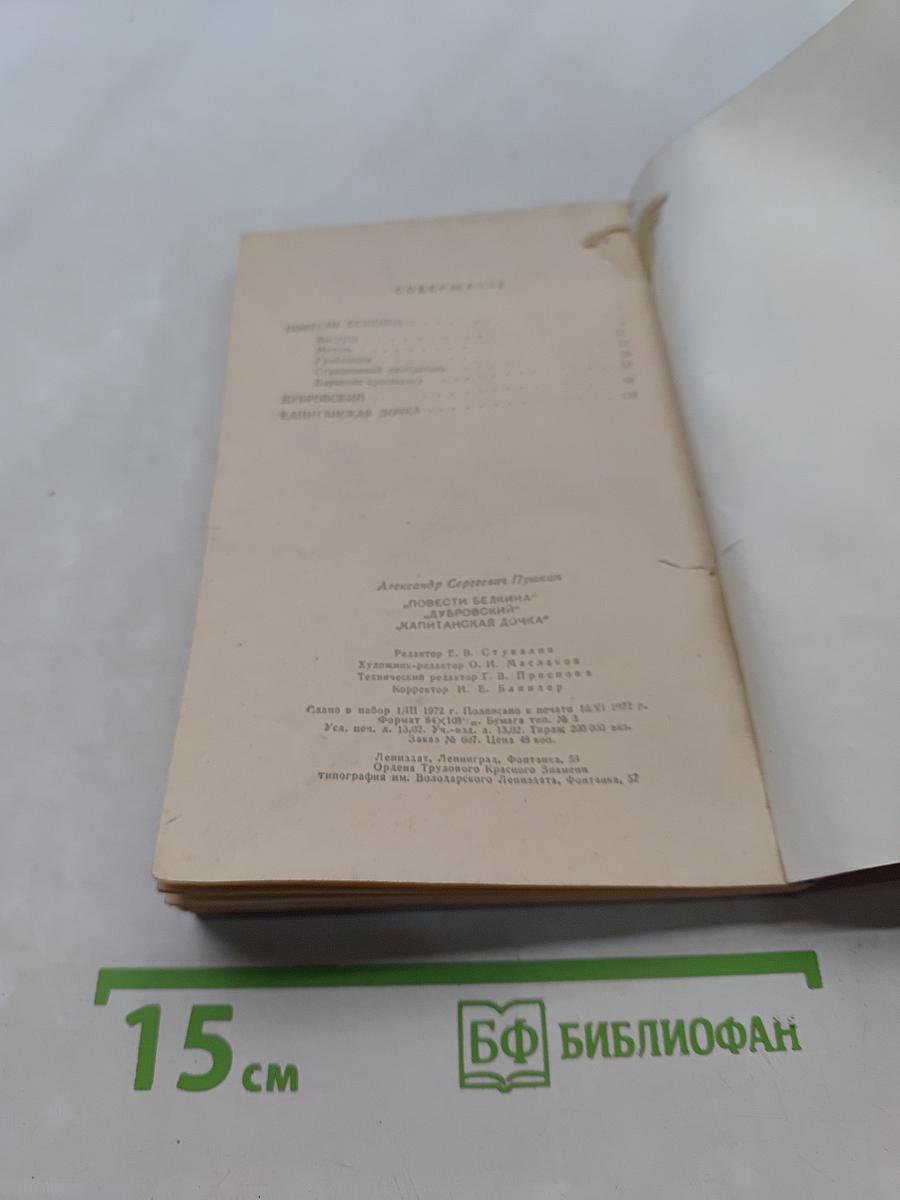 Повести Белкина. Дубровский. Капитанская дочка