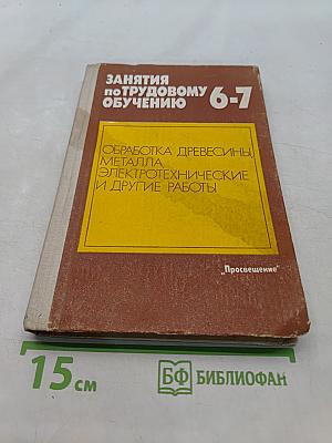 Занятия по трудовому обучению. 6-7. Обработка древесины, металла, электротехнические и другие работы
