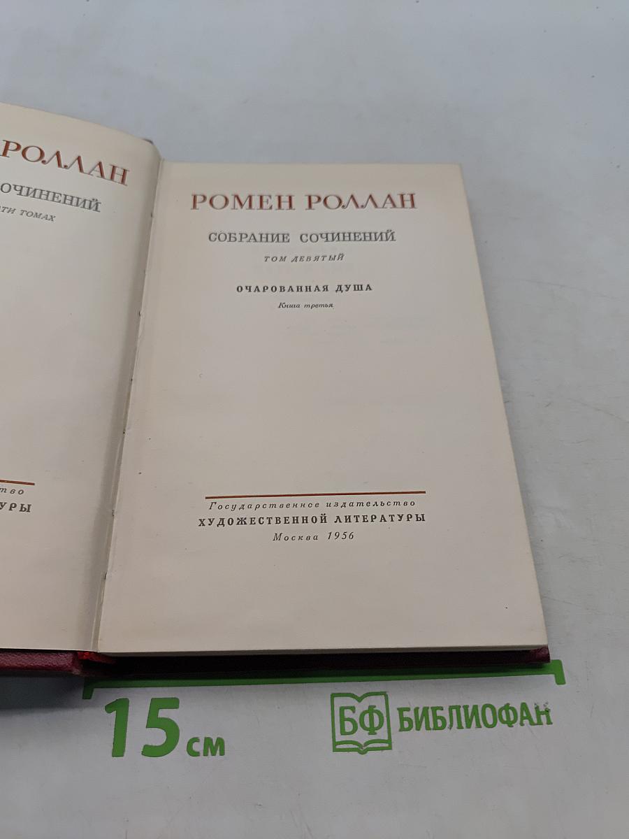 Собрание сочинений. Том девятый. Очарованная душа. Книга третья