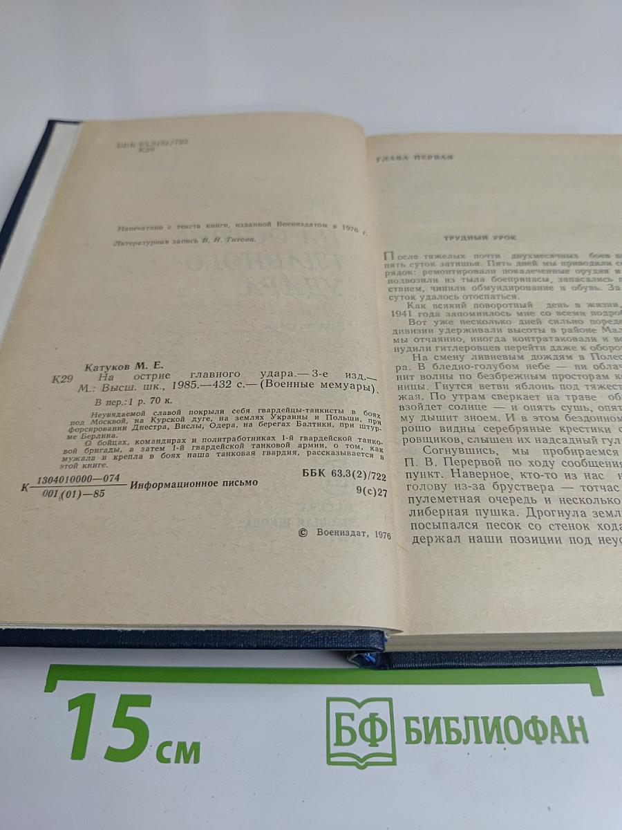На острие главного удара