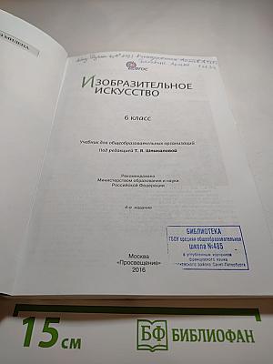 Изобразительное искусство 6 класс
