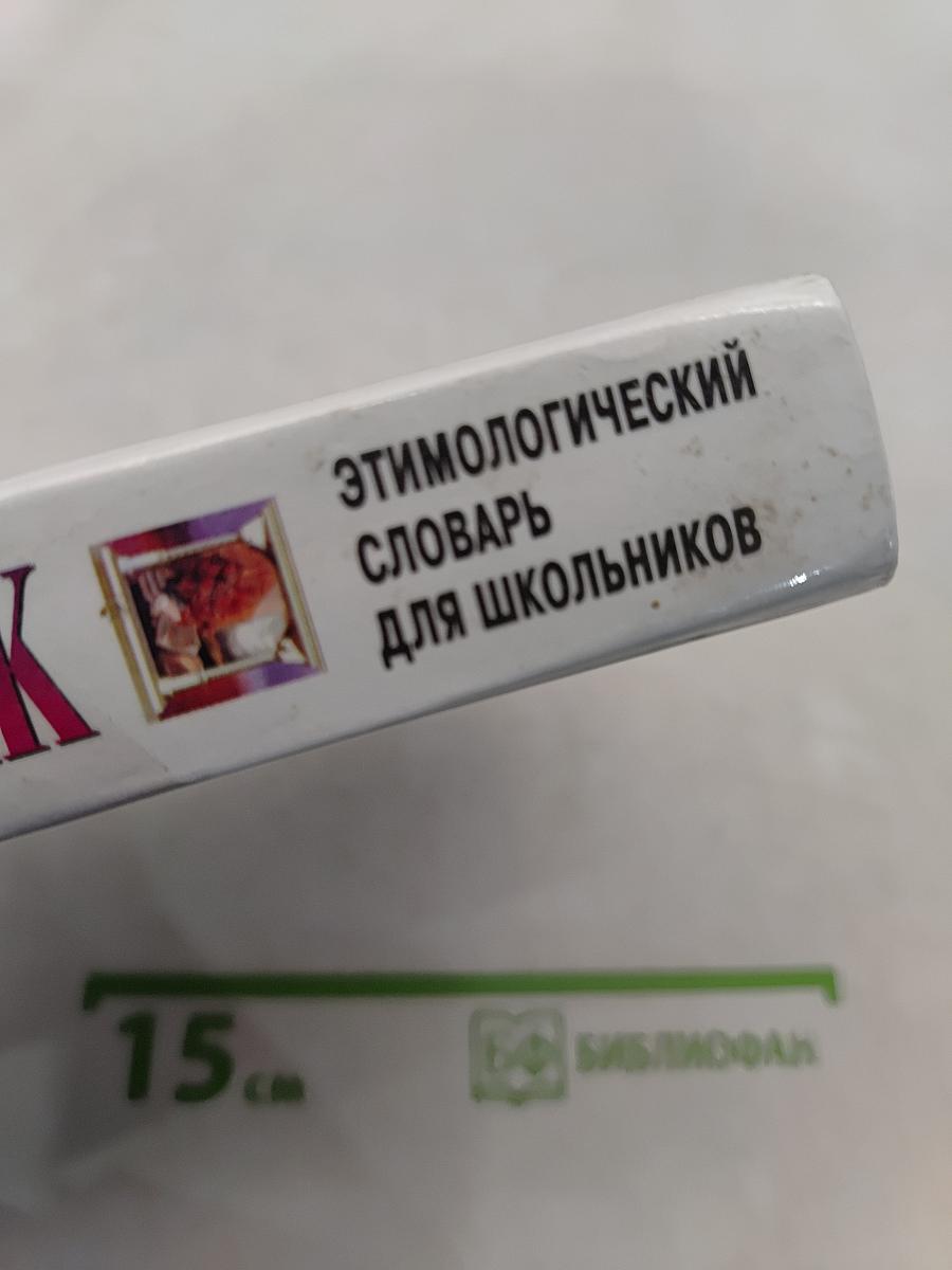 Русский язык. Этимологический словарь для школьников