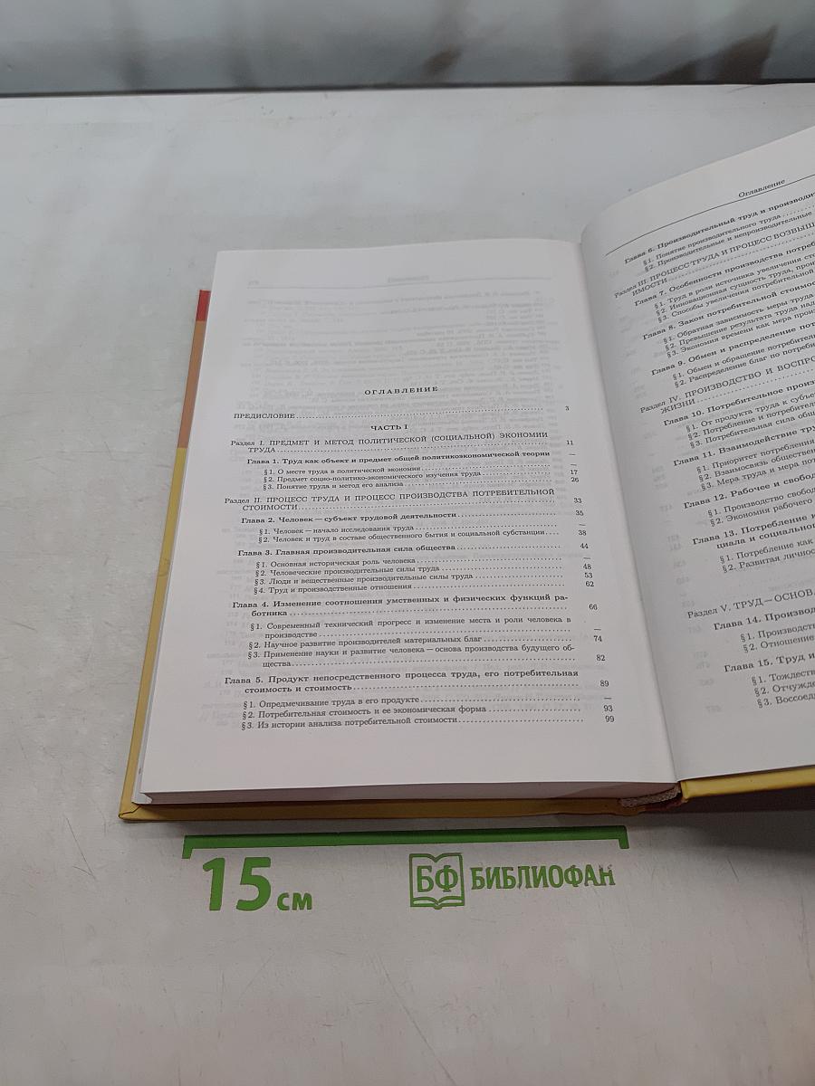 Социальная экономия труда. Общие основы политической экономии
