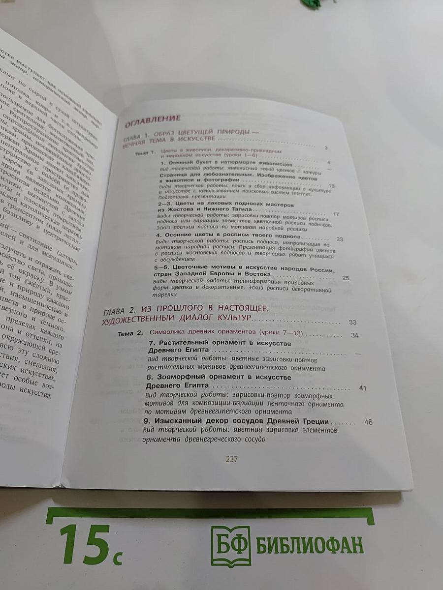 Изобразительное искусство 6 класс