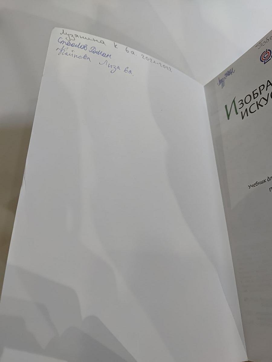 Изобразительное искусство 6 класс