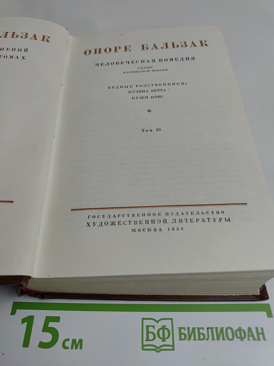 Человеческая комедия. Сцены парижской жизни. Том 10