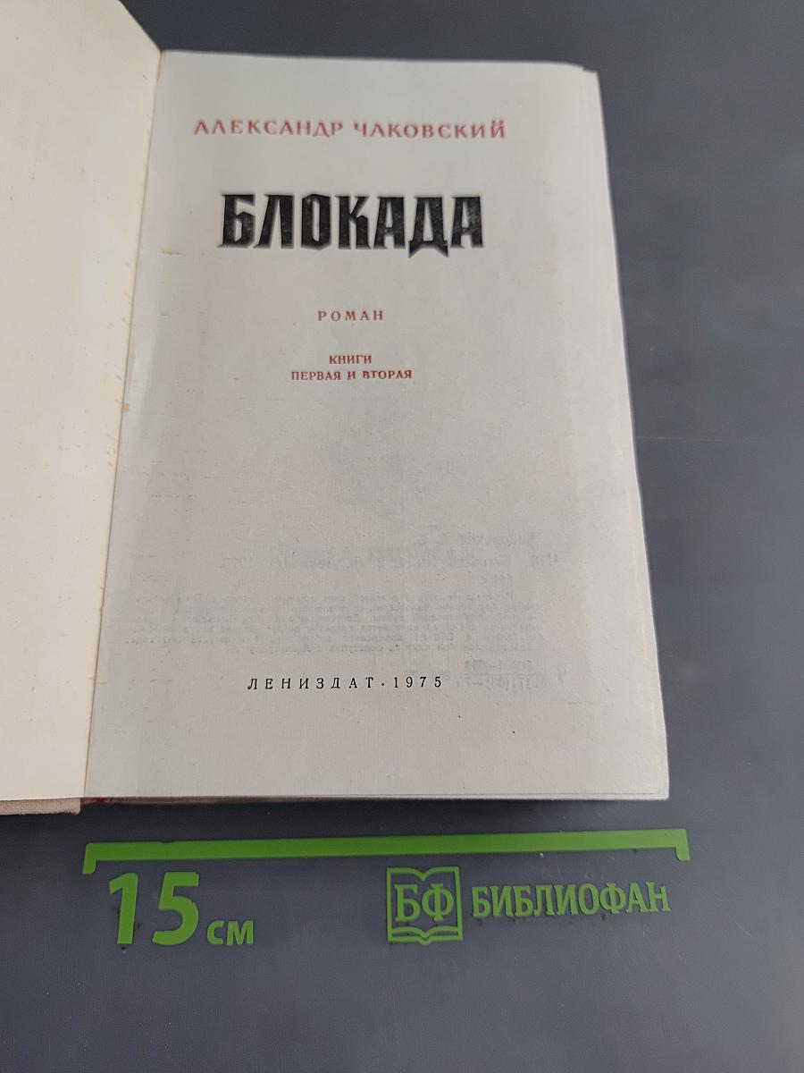 Блокада. Книги первая и вторая