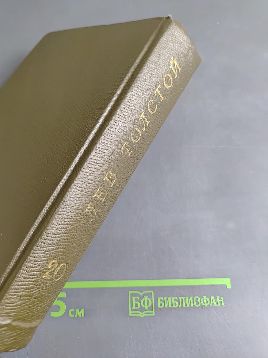 Л.Н. Толстой. Собрание сочинений. Том двадцатый. Дневники 1893–1910 гг.