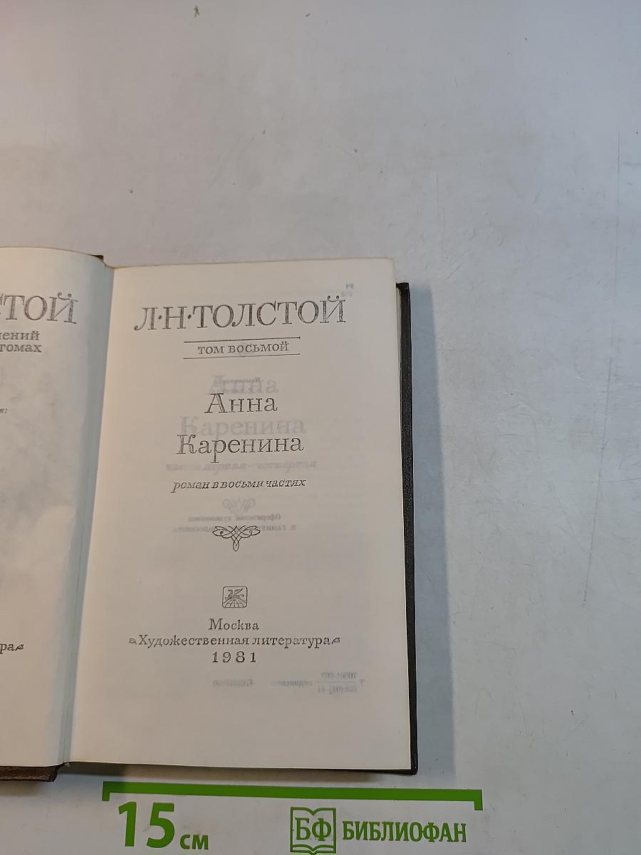 Анна Каренина. Роман в восьми частях. Часть первая - четвертая