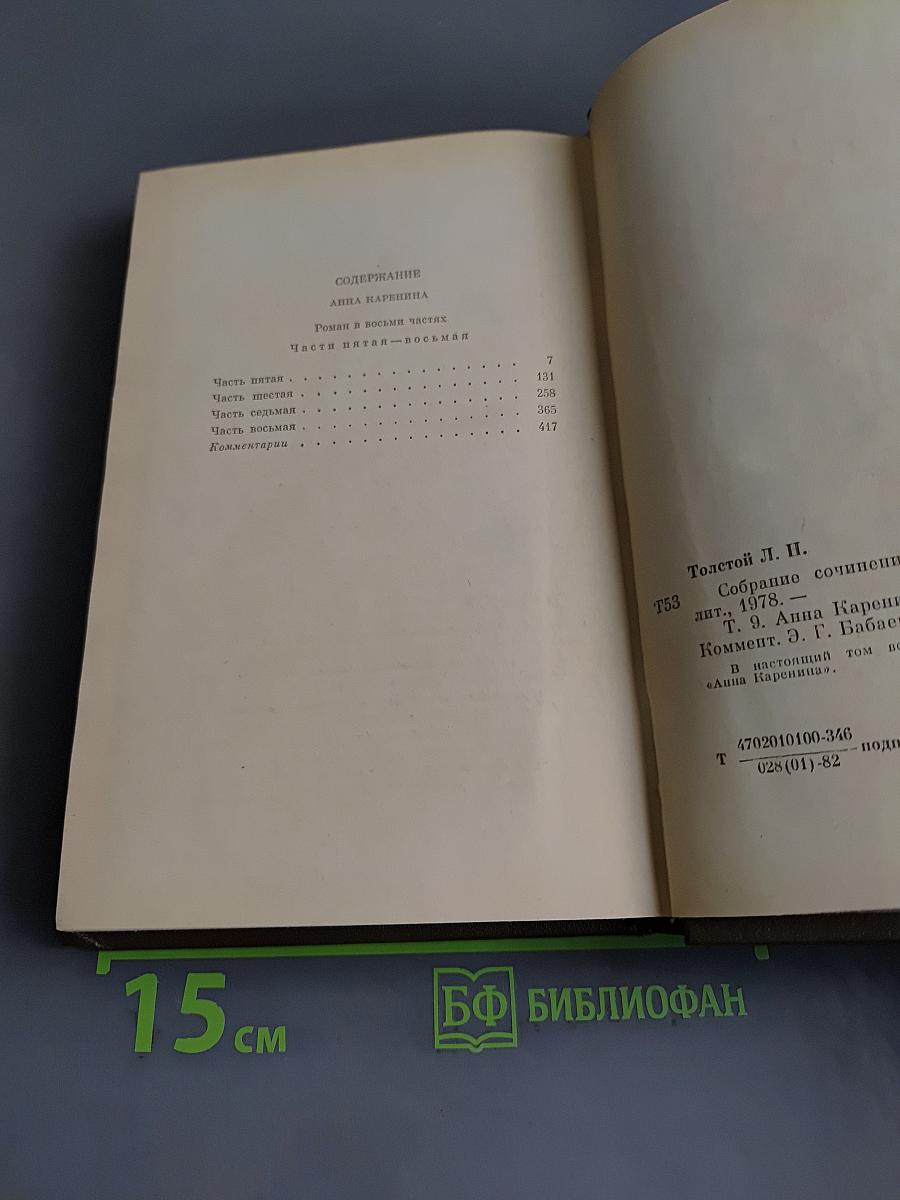 Анна Каренина. Роман в восьми частях. Том девятый
