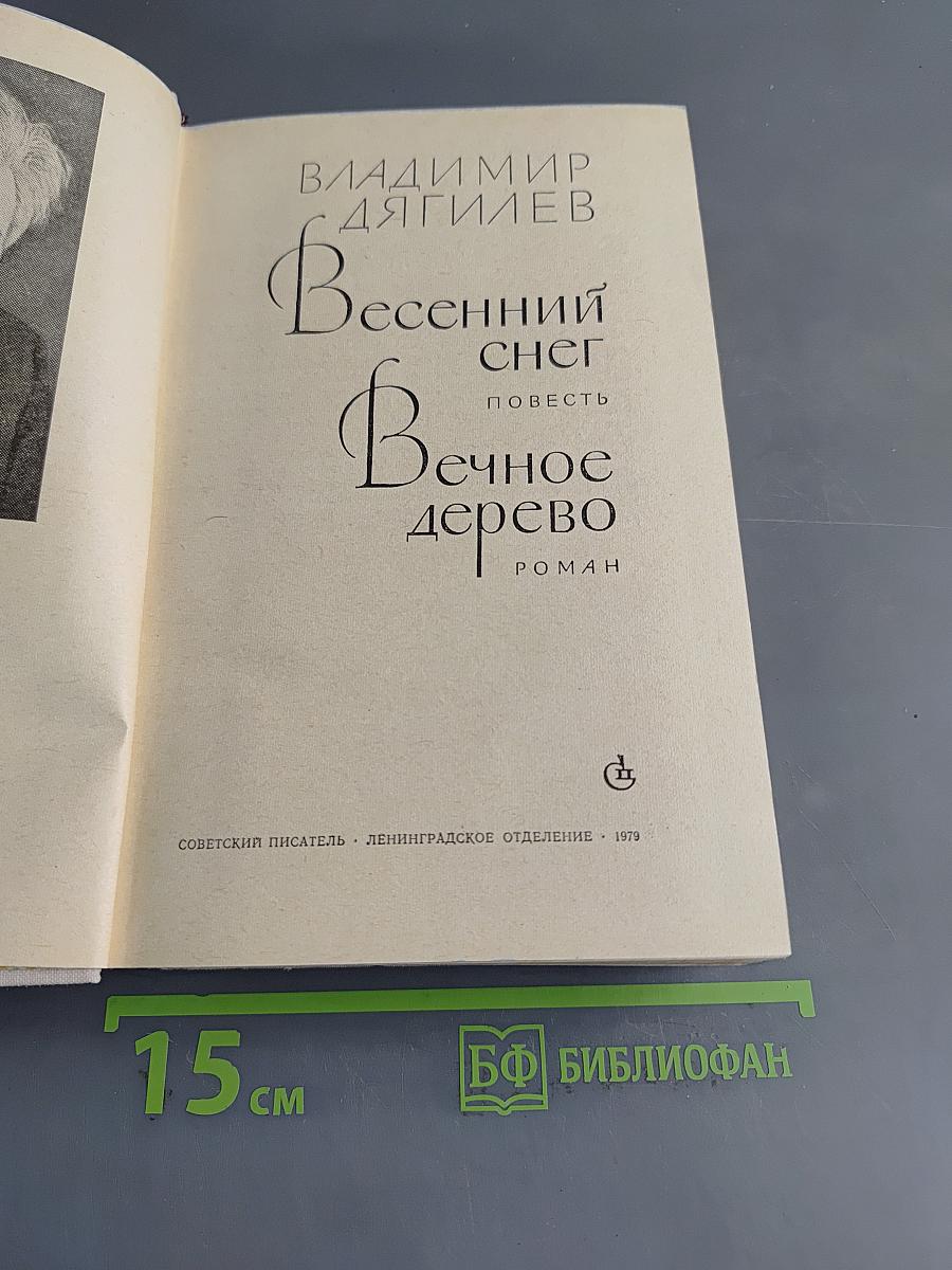 Весенний снег. Вечное дерево
