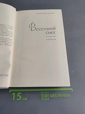 Весенний снег. Вечное дерево