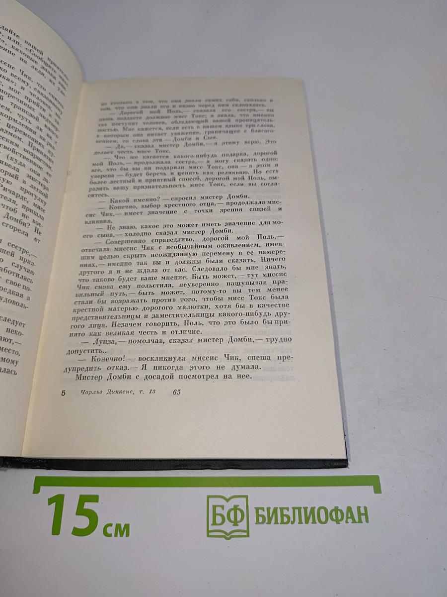 Собрание сочинений. Том тринадцатый. Торговый дом Домби и сын. Томбиль
