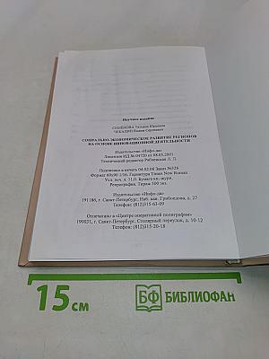 Социально-экономическое развитие регионов на основе инновационной деятельности