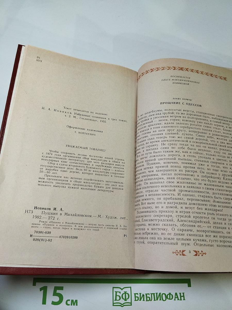 Пушкин в Михайловском