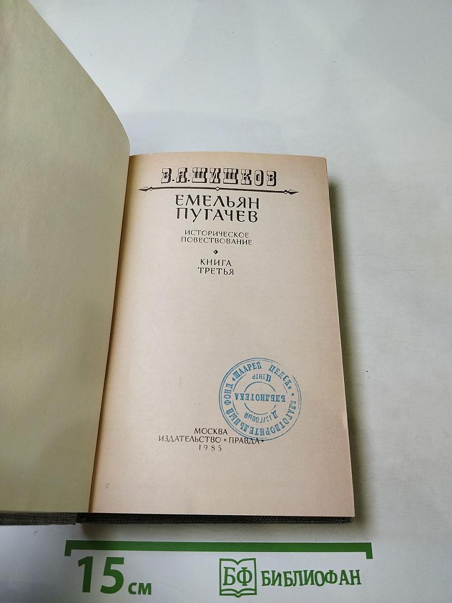 Емельян Пугачев. Книга третья