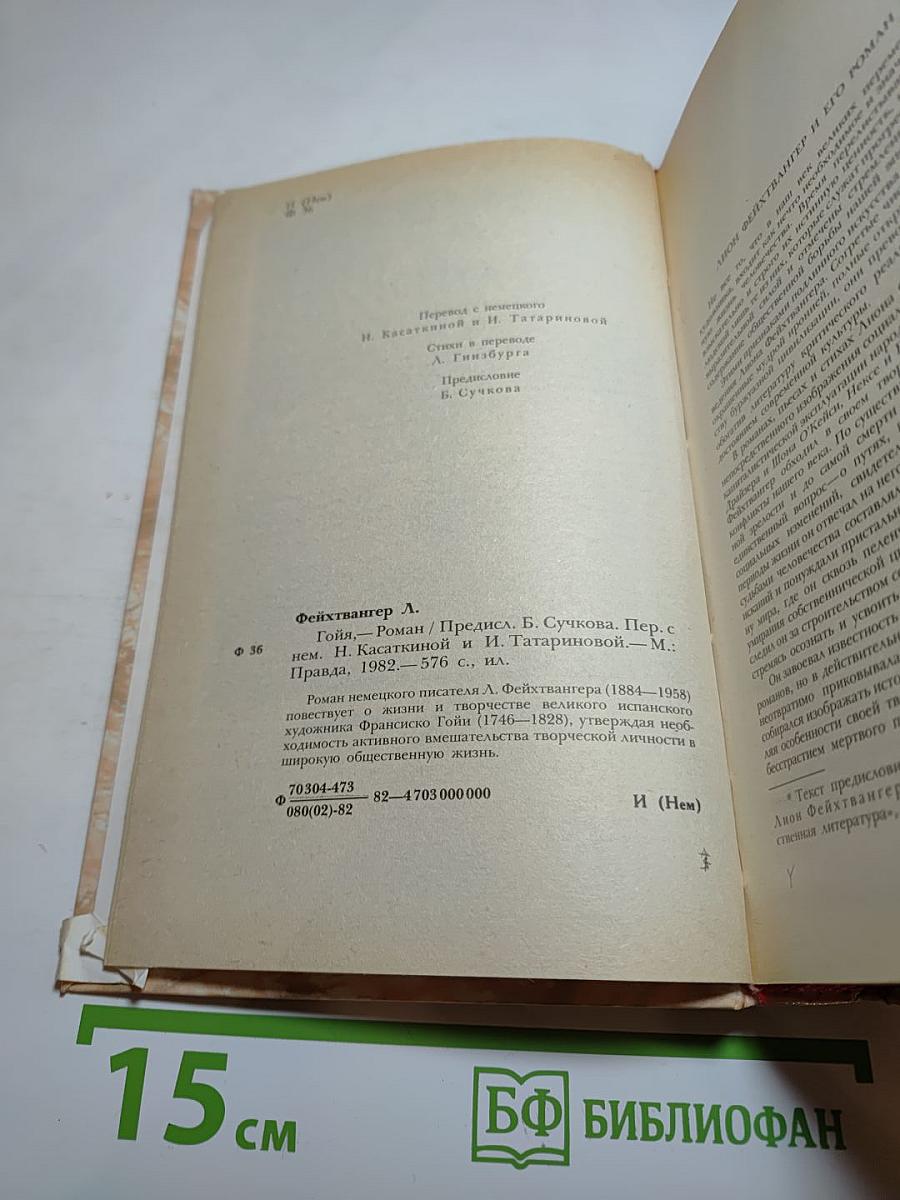 Гойя, или Тяжкий путь познания